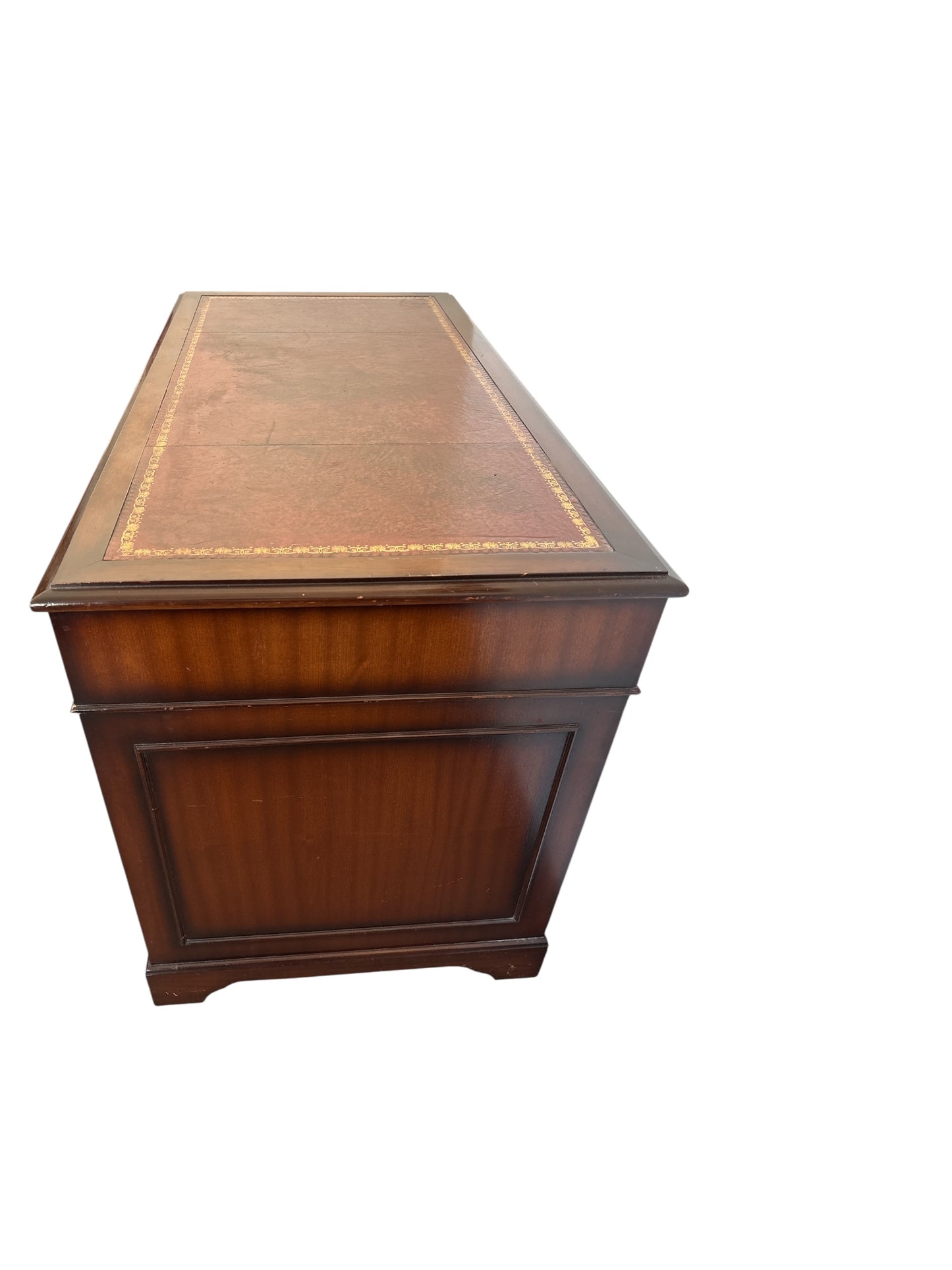 Engelskt Skrivbord i Mahogny - 1950 tal