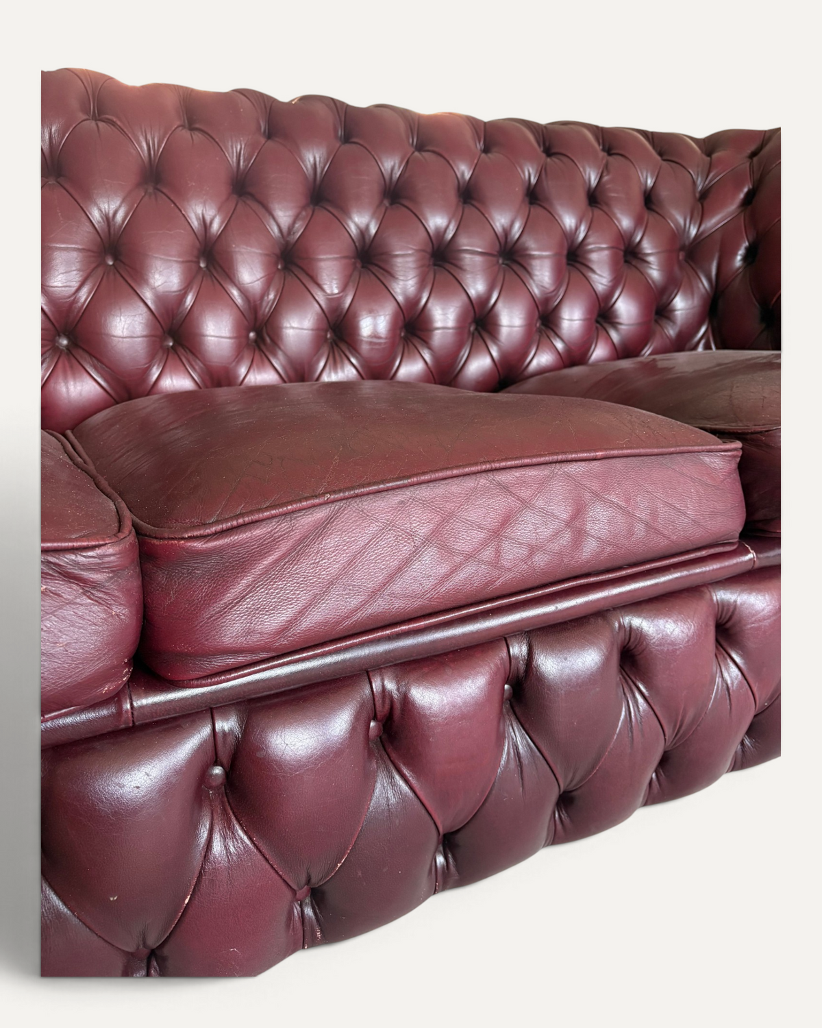 Chesterfield soffgrupp i läder, 3 delar – bild 6 – Chesterhome