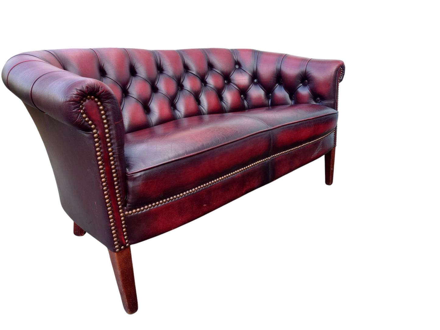 Engelskt Chesterfield-set – 3 delar