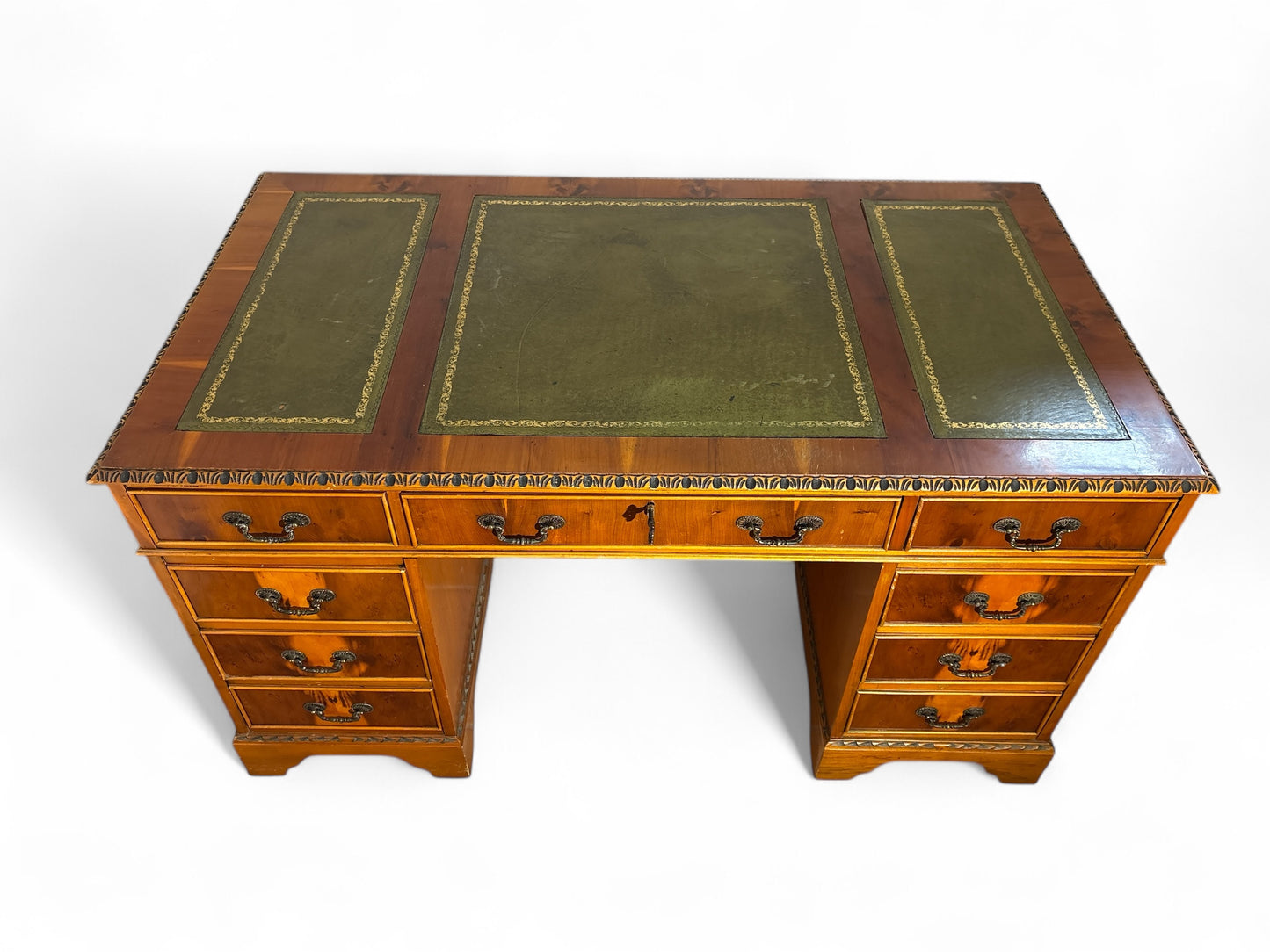 Engelskt Partnerskrivbord i Georgiansk Stil – 1950-tal